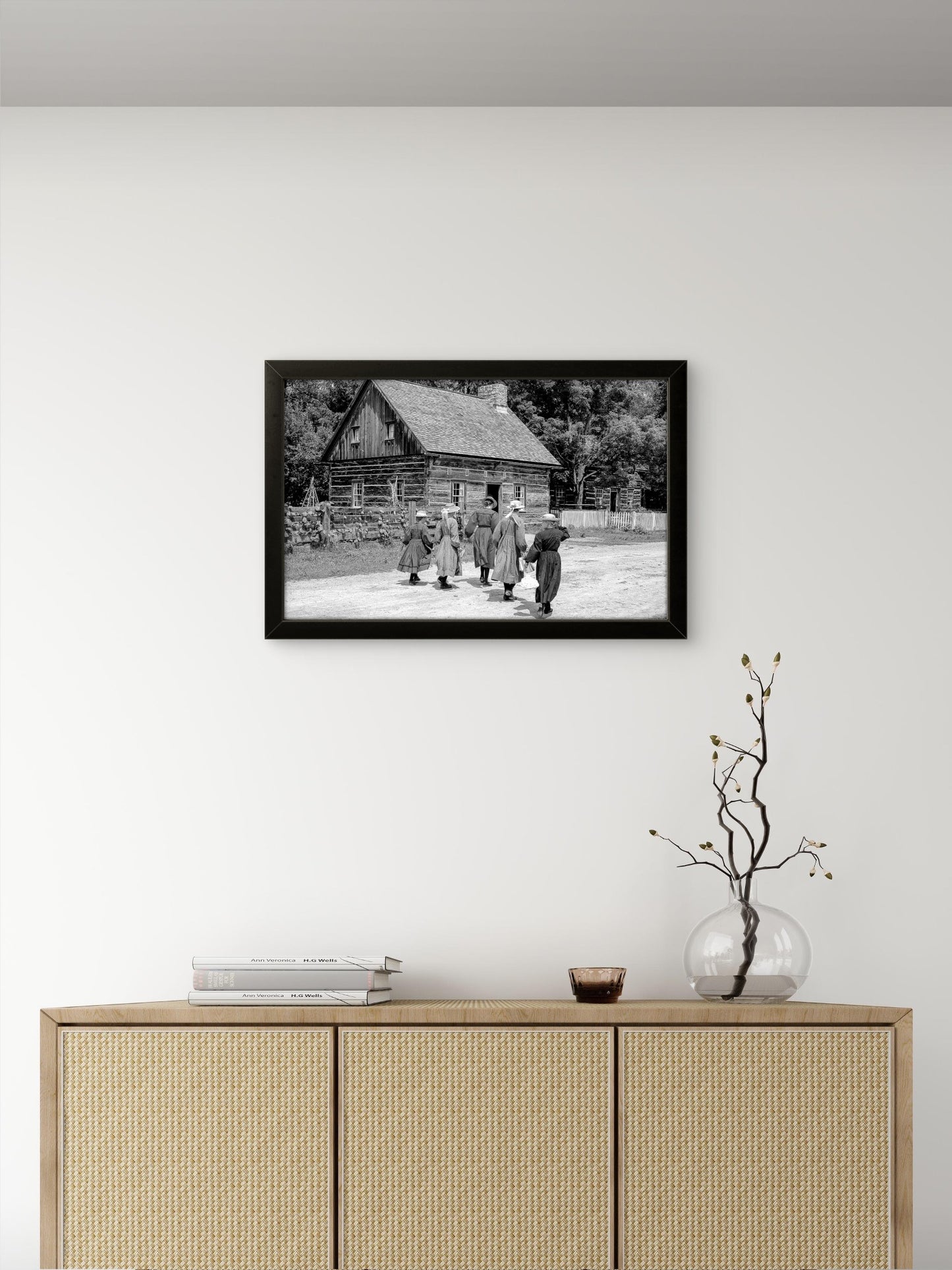 Morning Walk to the Schoolhouse – Early 1900's
