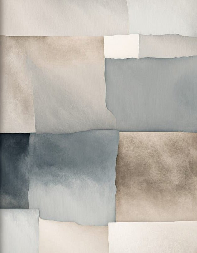 Abstract Neutral Wall Art Set of 4 – Modern Minimalist Gallery Wall - Byeutifull Art