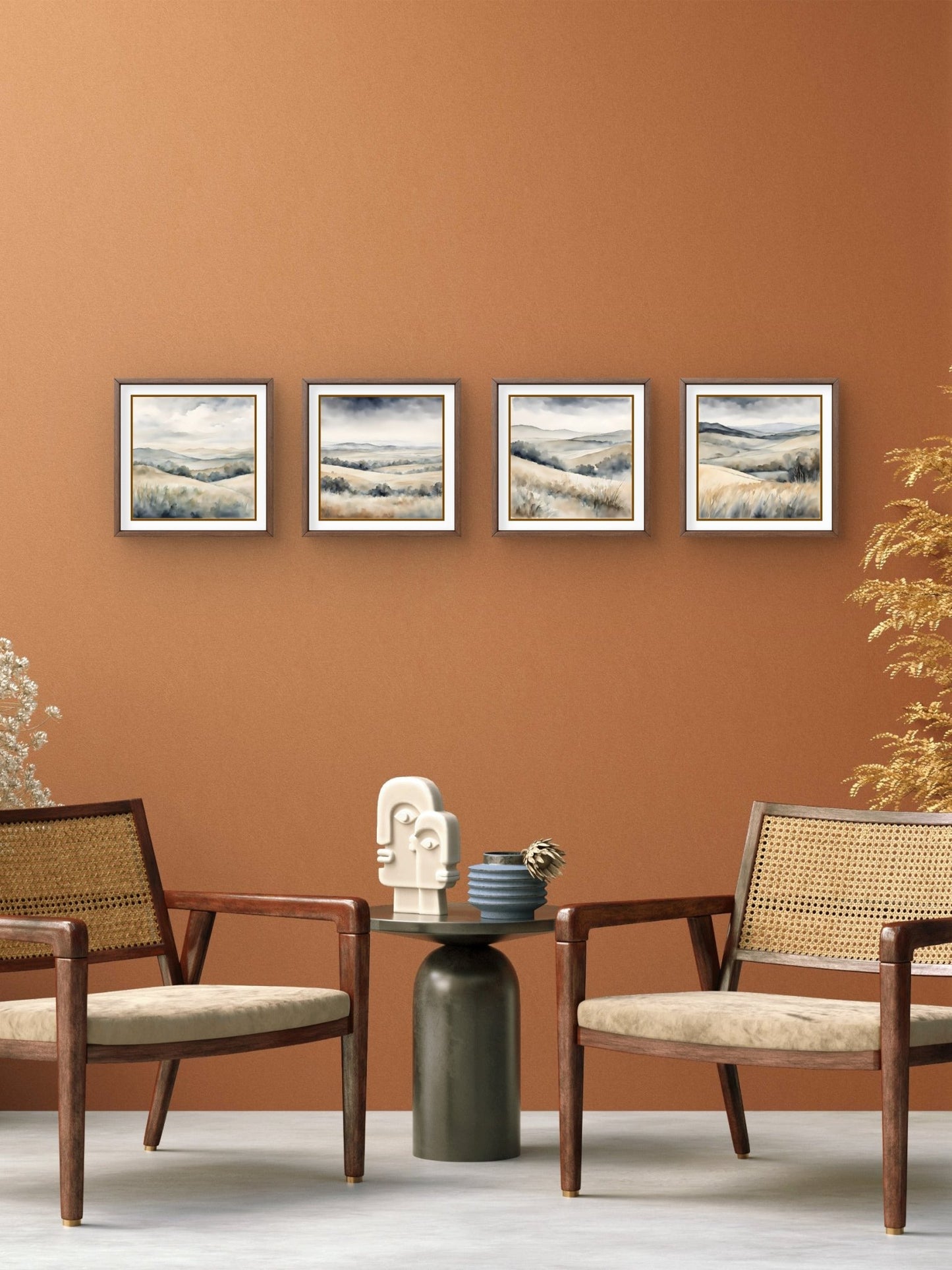 Field of Dreams Set of 4 - Byeutifull Art