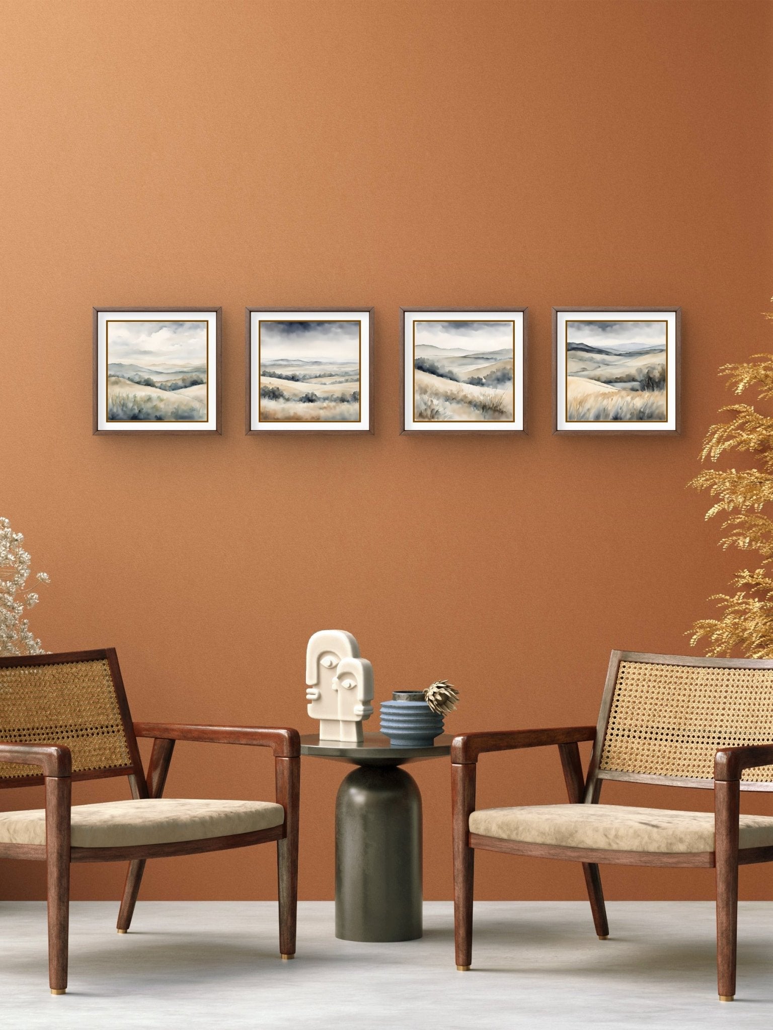 Field of Dreams Set of 4 - Byeutifull Art
