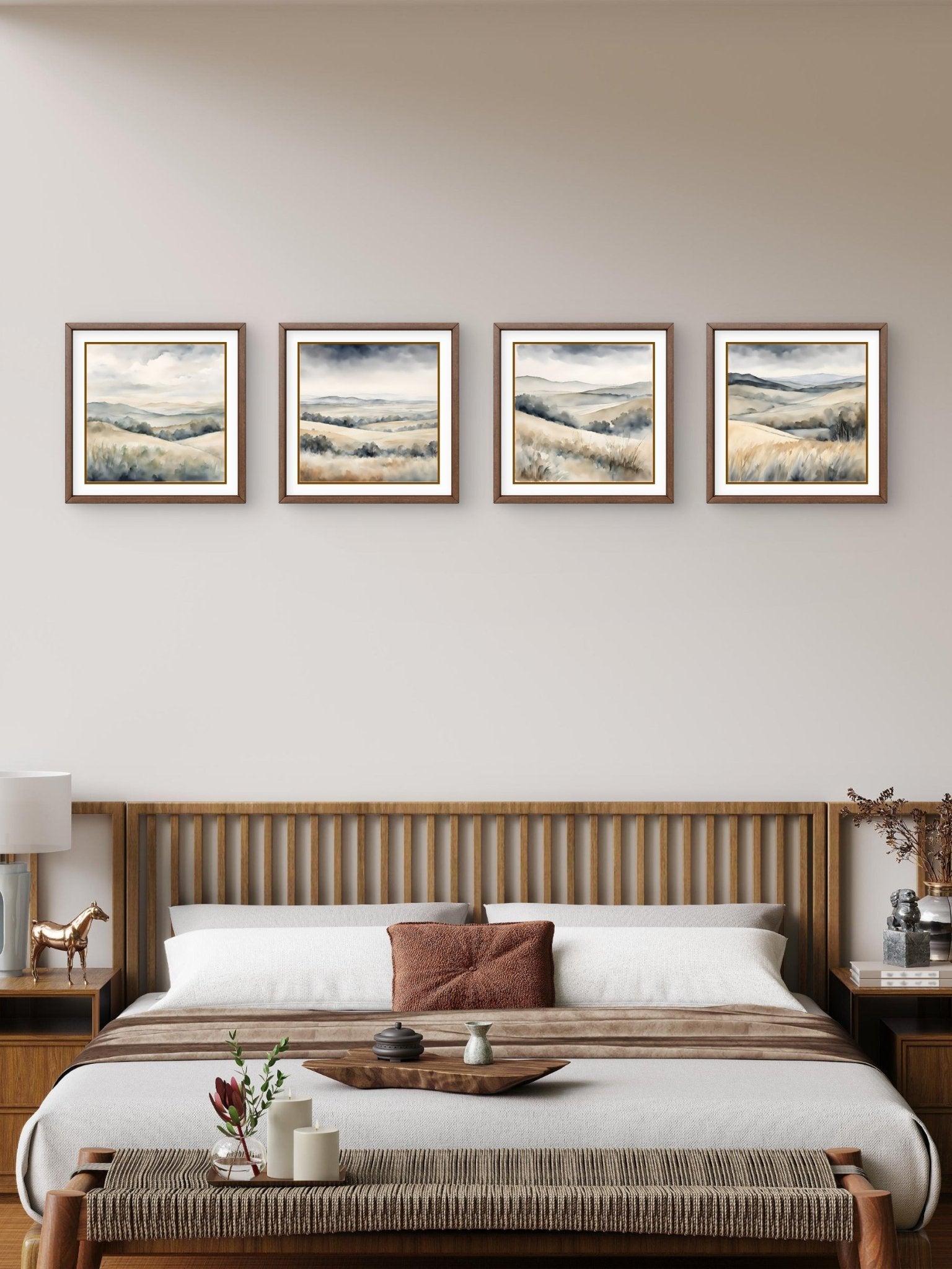 Field of Dreams Set of 4 - Byeutifull Art