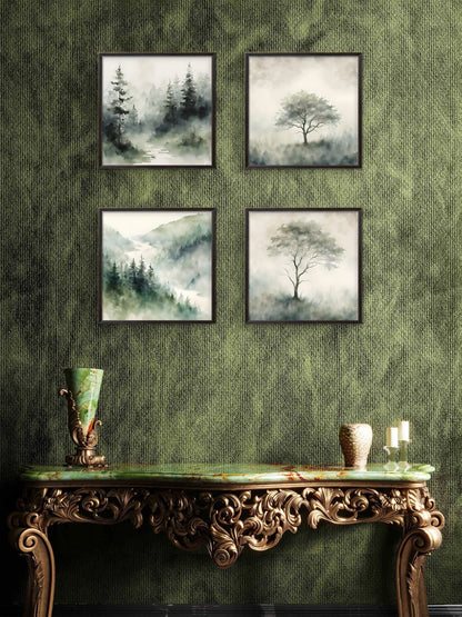 Forest - Set of 4 - Byeutifull Art
