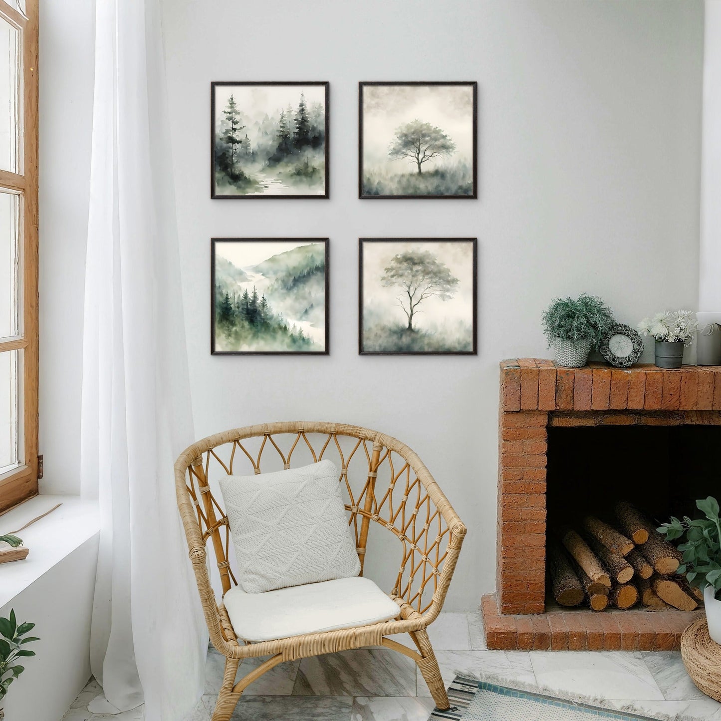 Forest - Set of 4 - Byeutifull Art