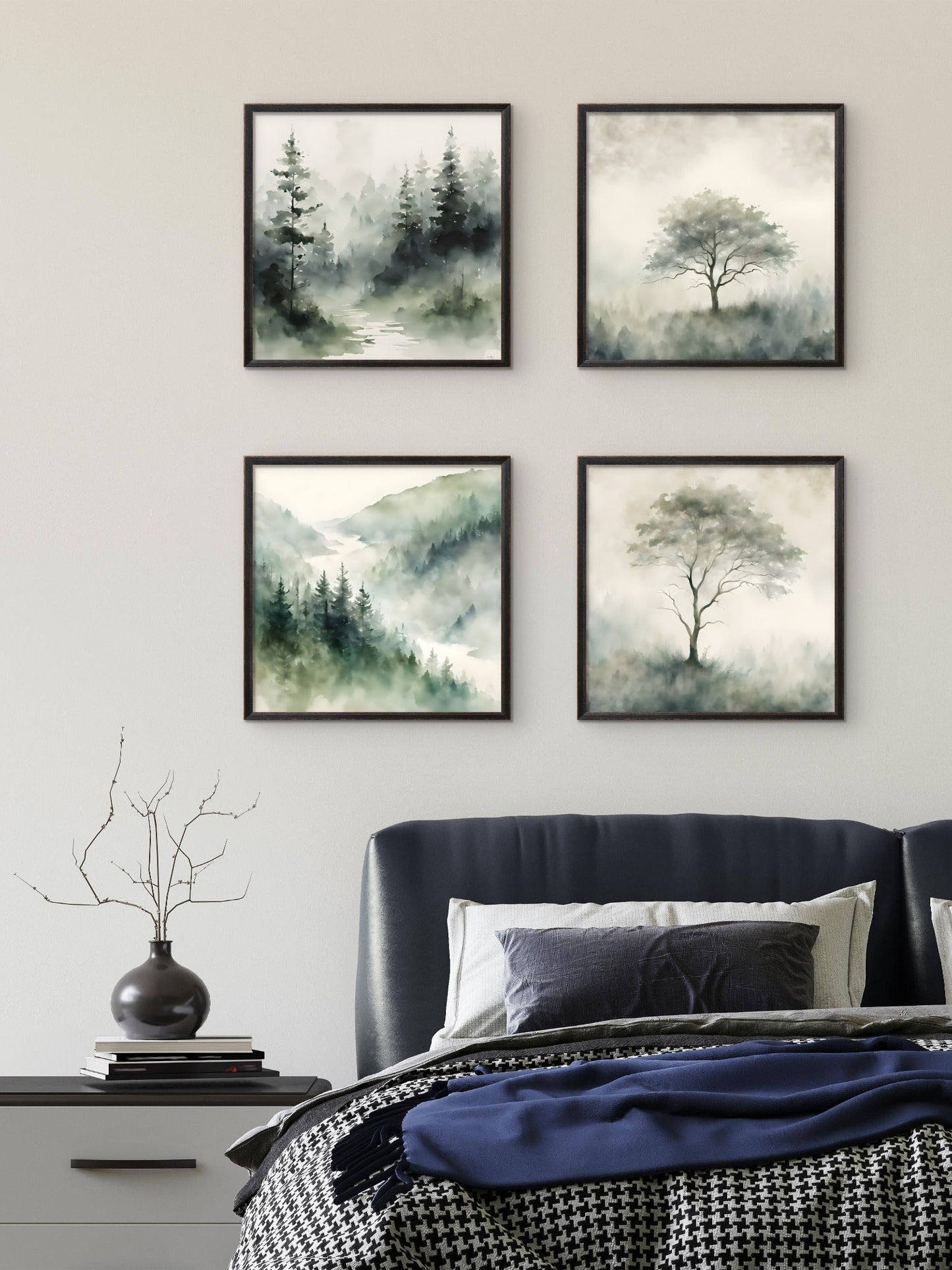 Forest - Set of 4 - Byeutifull Art