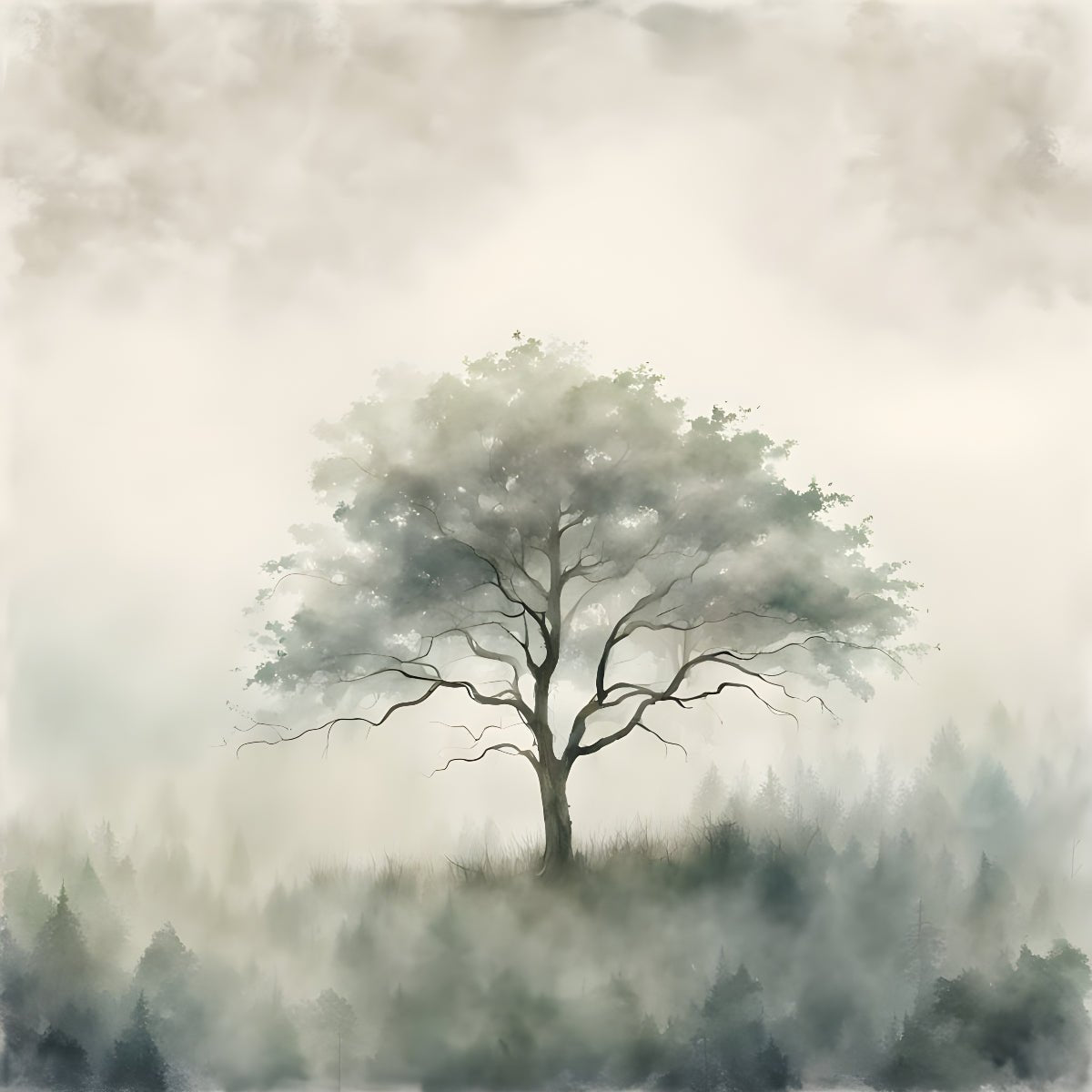 Forest - Set of 4 - Byeutifull Art