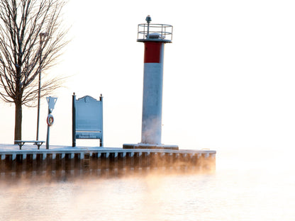 Morning Mist at Blockhouse Island Lighthouse - Byeutifull Art