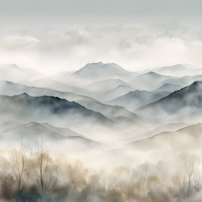 Mountains – Gallery Wall Art Set of 4 - Byeutifull Art