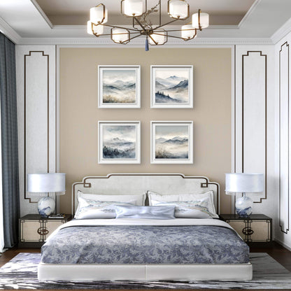 Mountains – Gallery Wall Art Set of 4 - Byeutifull Art