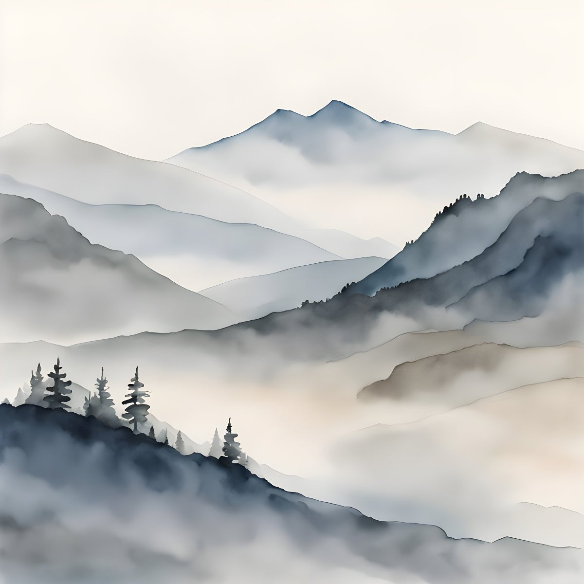 Mountains – Gallery Wall Art Set of 4 - Byeutifull Art