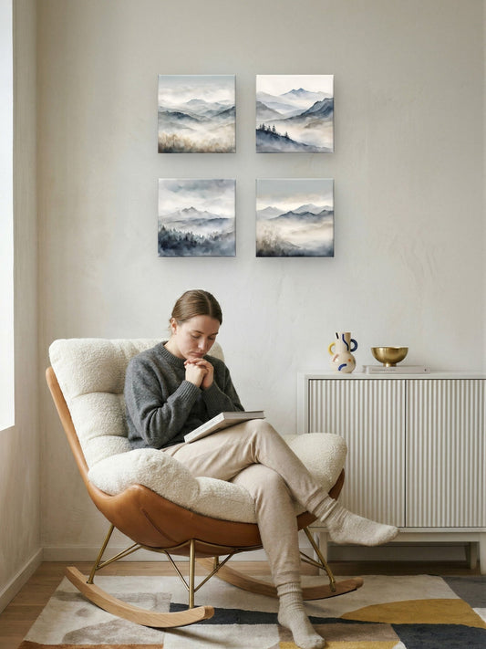 Mountains – Gallery Wall Art Set of 4 - Byeutifull Art