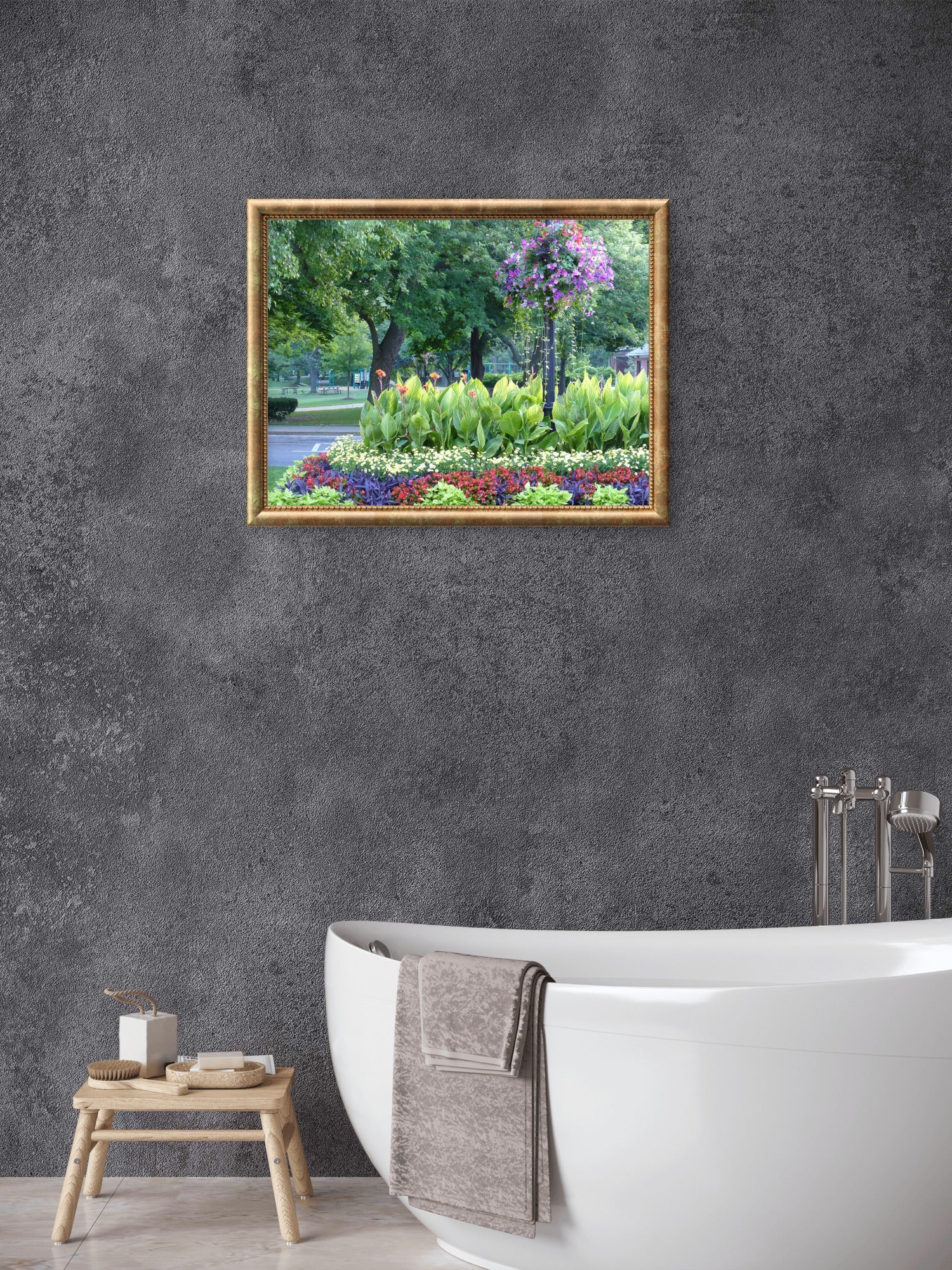 Riverside Garden Along the St. Lawrence River - Byeutifull Art