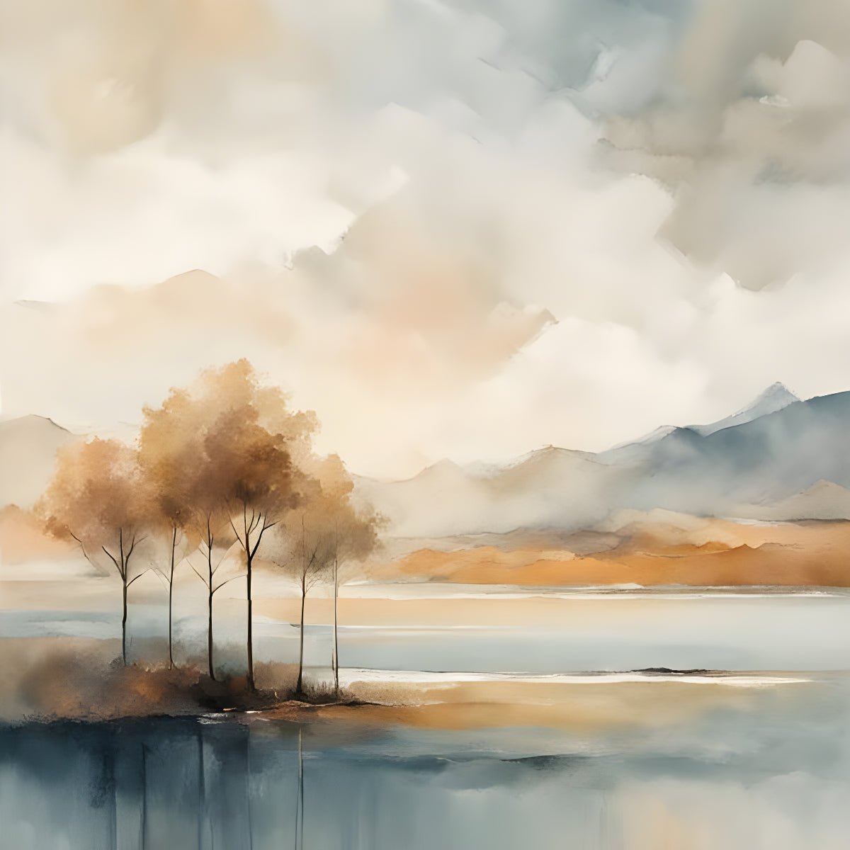 Soft Horizon – Minimalist Wall Art Set of 3 - b