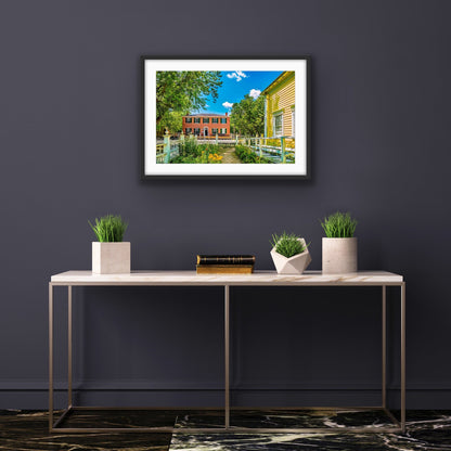 Sunlit Homesteads of the 1800s - Byeutifull Art