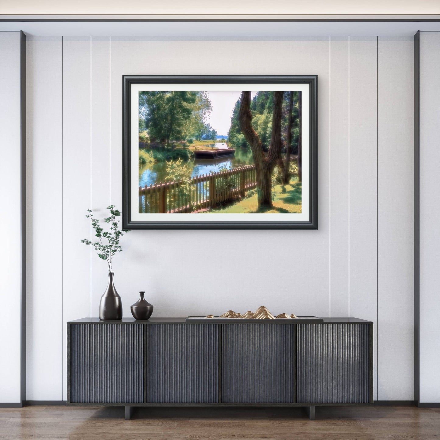 Sunlit Reflections — Upper Canada Village Canal - Byeutifull Art