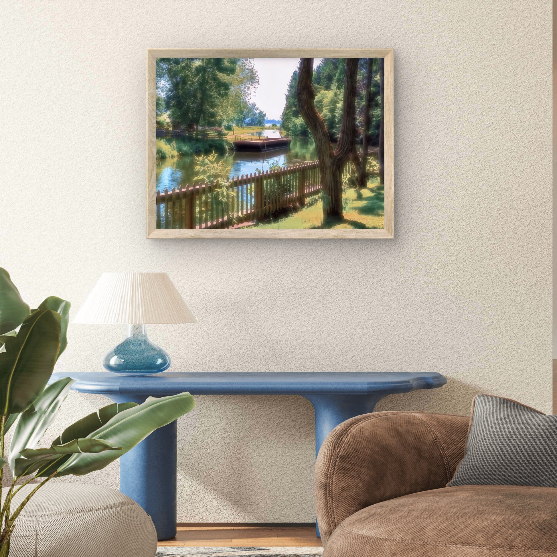 Sunlit Reflections — Upper Canada Village Canal - Byeutifull Art