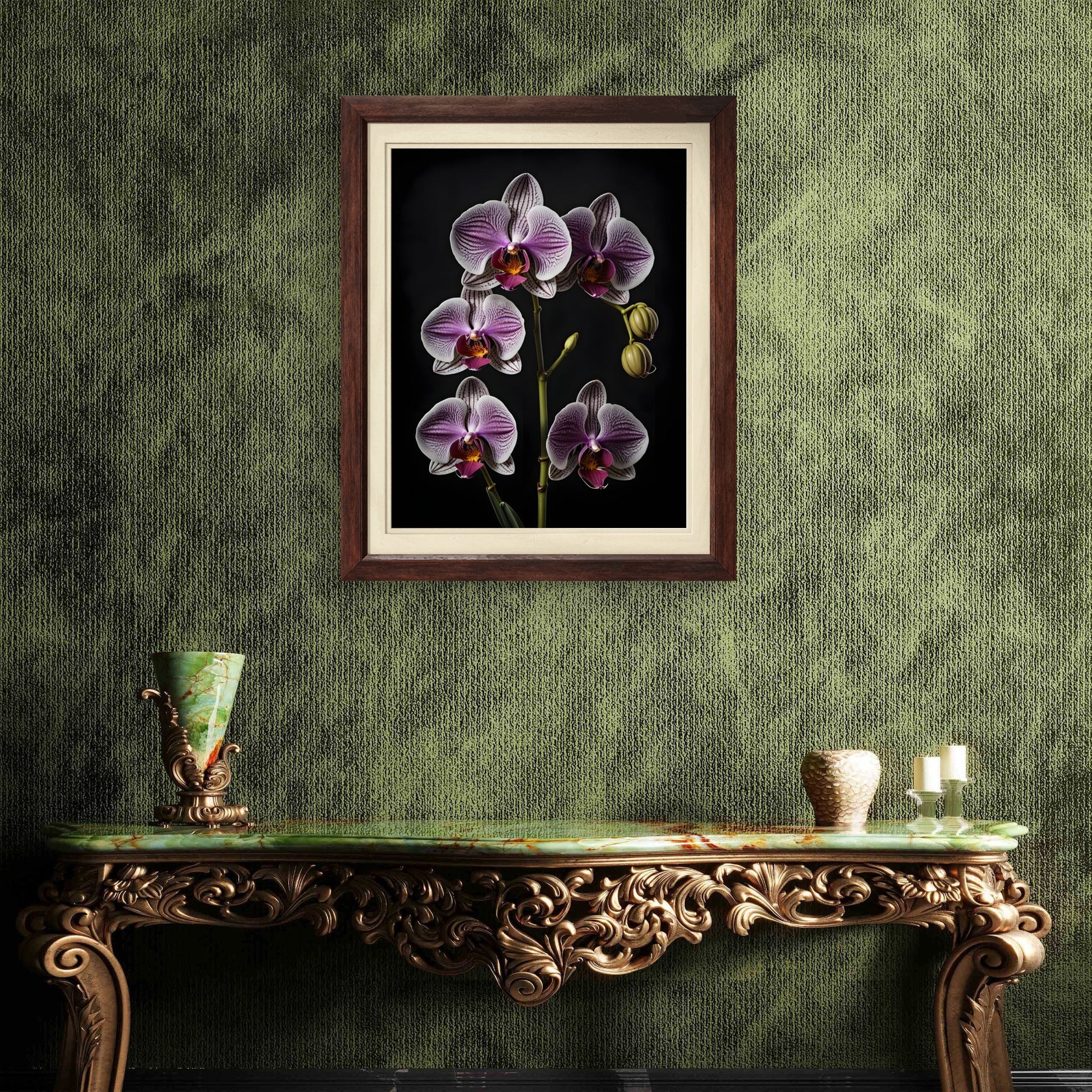 Tropical Leaves Wall Art – Modern Botanical Digital Artwork - Byeutifull Art
