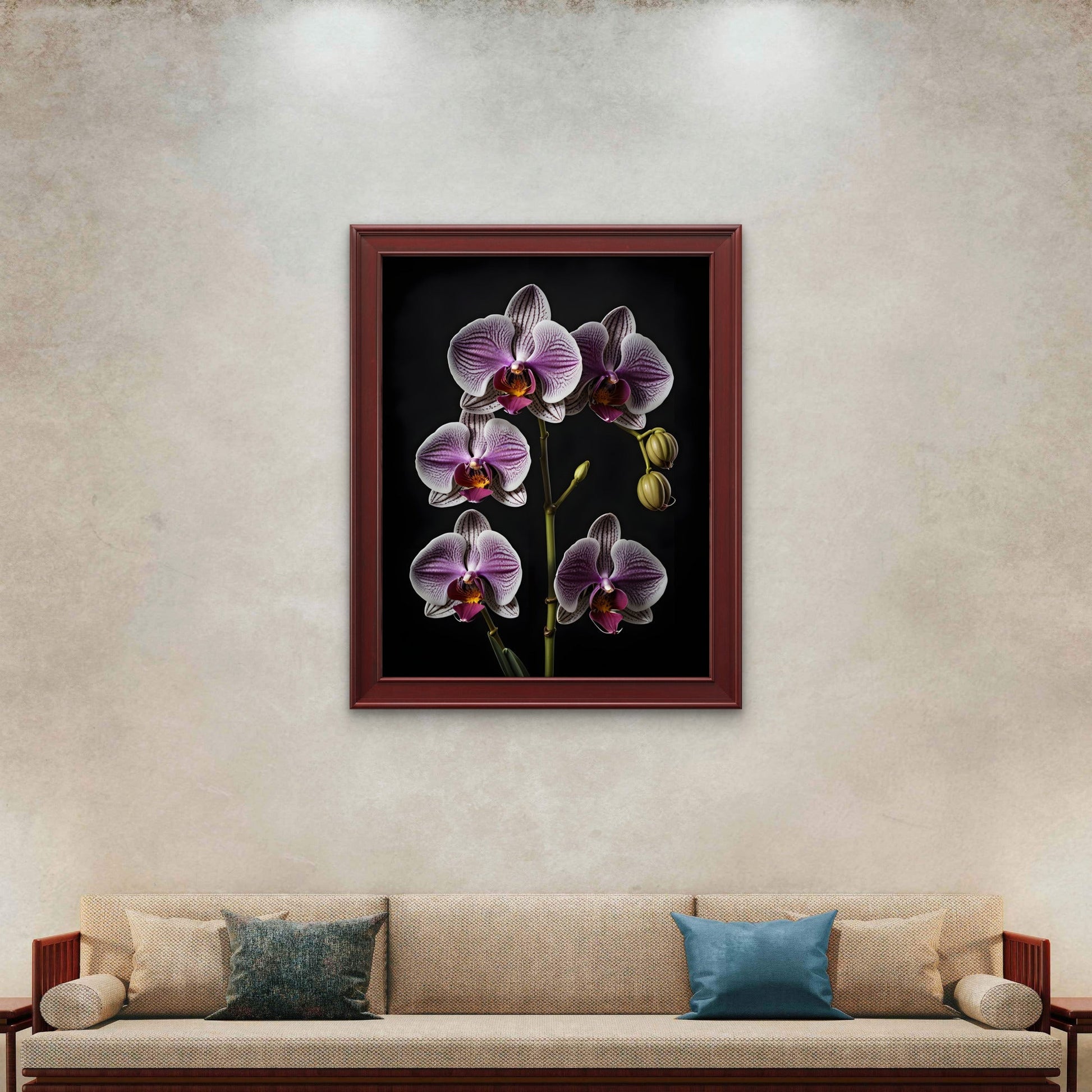 Tropical Leaves Wall Art – Modern Botanical Digital Artwork - Byeutifull Art
