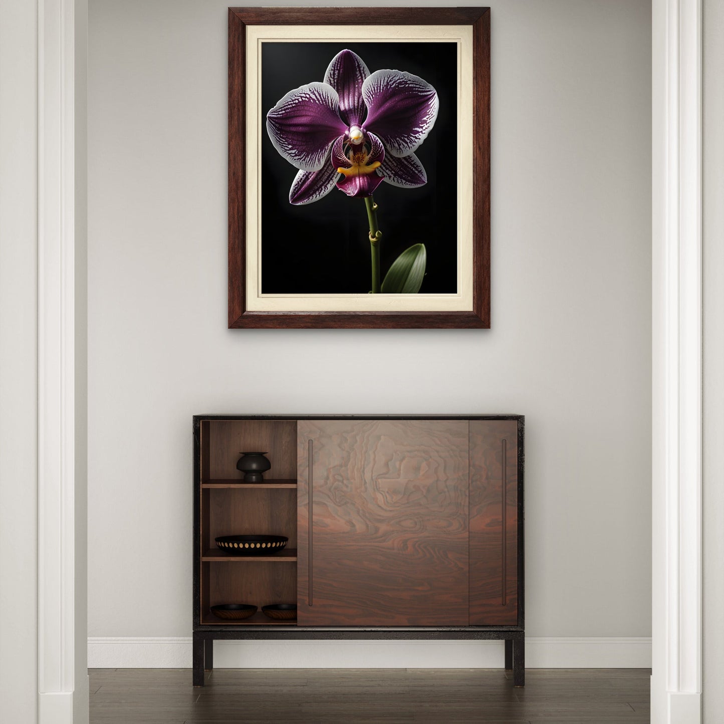 Tropical Leaves Wall Art – Modern Botanical Digital Artwork - Byeutifull Art