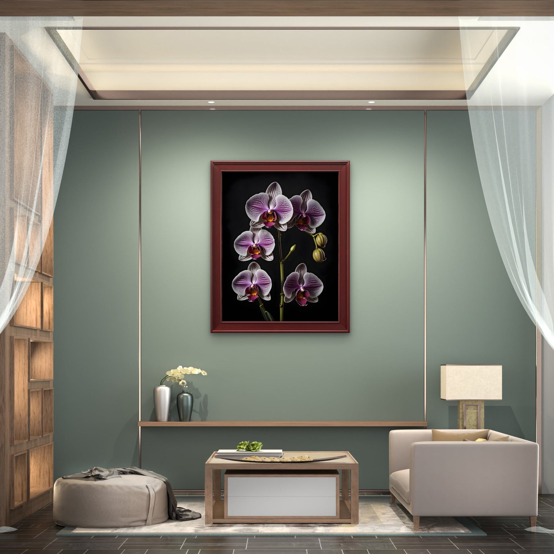 Tropical Leaves Wall Art – Modern Botanical Digital Artwork - Byeutifull Art